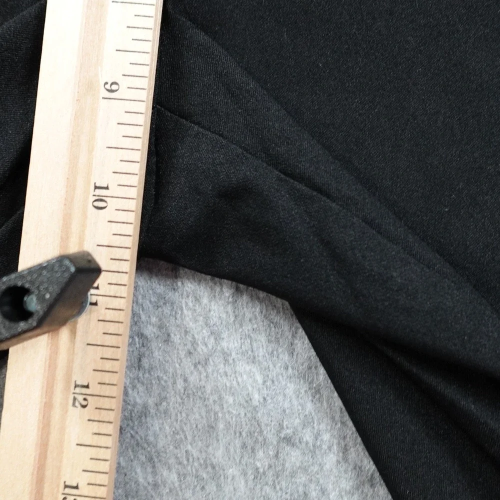 Sara Campbell Pants Women 6 Black‎ Stretch Slim Tapered Made In USA Career